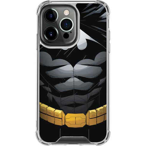 DC Comics Batman Chest Comic art iPhone 16 Pro Clear Case